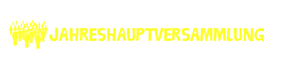 Jahreshauptversammlung Banner